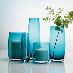 Z1872  Vase/Lantern Saiku Sky Blue