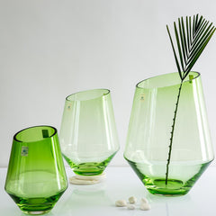 Z1872  Vase/Lantern Green