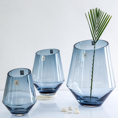 Z1872  Vase/Lantern Blue