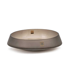 Z1872 Bowl Diamonds Frosted Brown