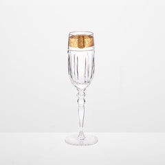 Versace Clear Medusa Champagne Glass