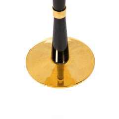 Kismet Table Black and Brass Small