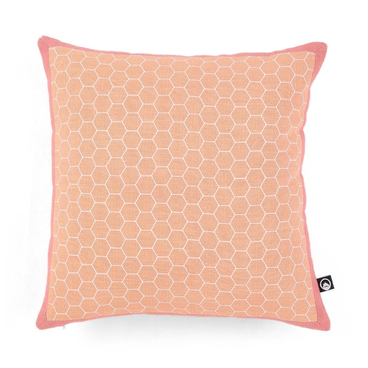 Blossom Printed Hexagon Cushion Cover - Home4u