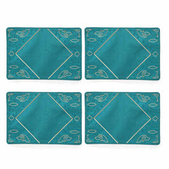 Lydia Dupion Embroidered Placemat