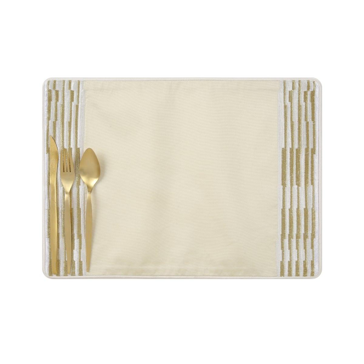Miyo Taffeta Embroidered Placemat - Home4u