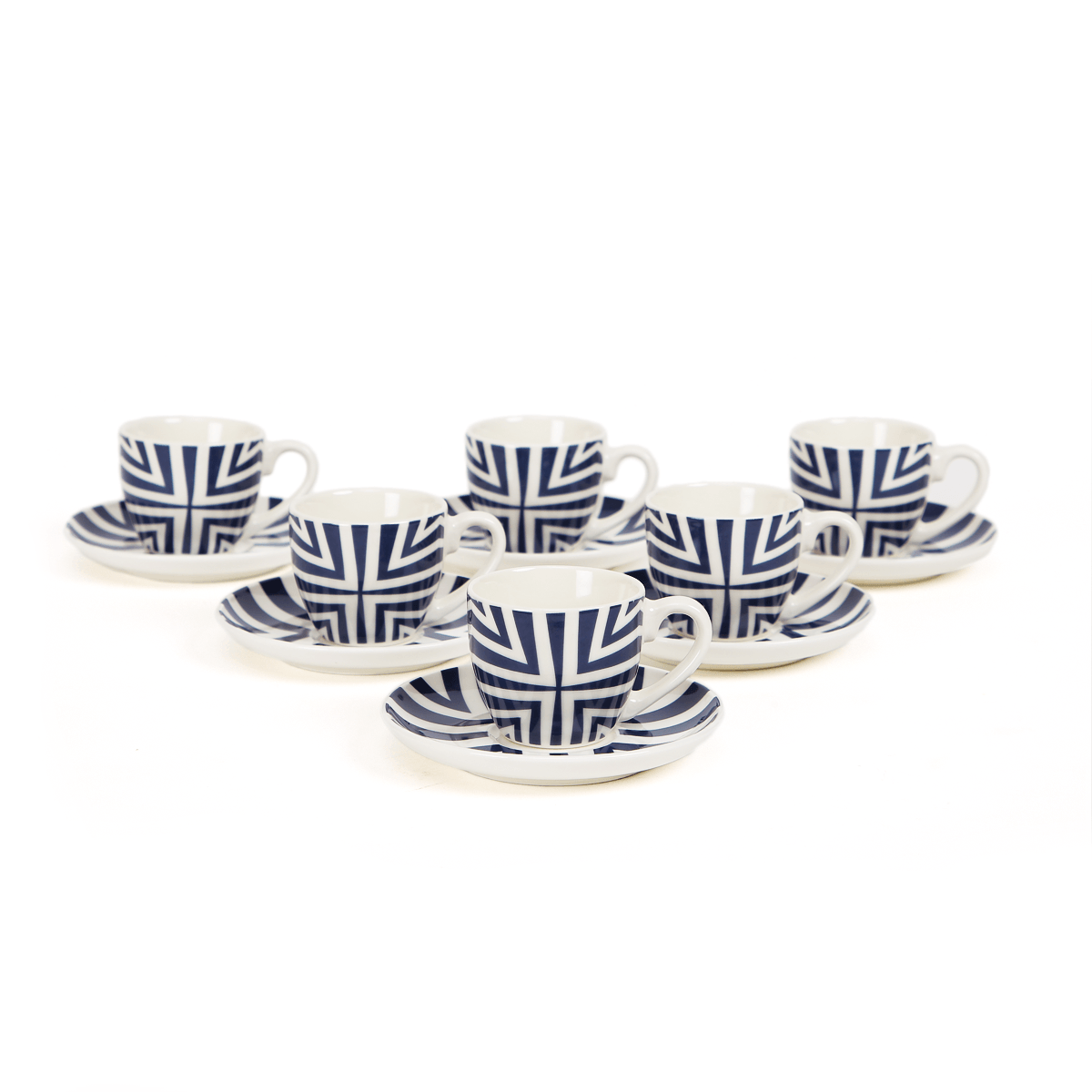 Celeste Cup & Saucer Set of 6 - Home4u