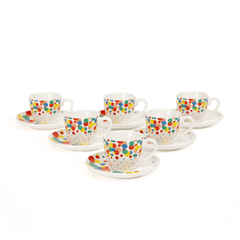 Jainil Cup & Saucer Set of 6 - Home4u