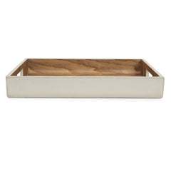 Estelle Light Gray Tray Large