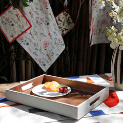 Estelle Light Gray Tray Large
