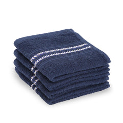 Aoko Blue Towel Set of 4