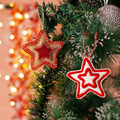 X-Mas Star hangings Set of 2 - Home4u