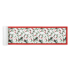 Wreath and Cherries Christmas Table Runner - Home4u