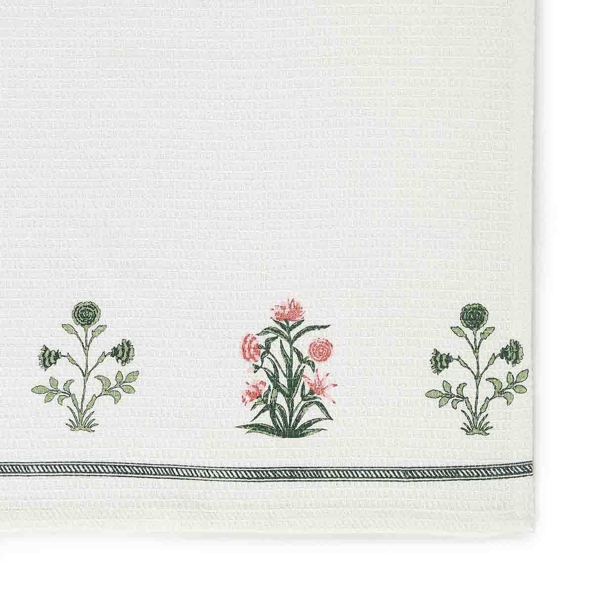 Ren Floral Printed Hand Towel Set of 2
