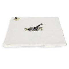 Giraffes in my Garden Printed Bath Waffle Towel