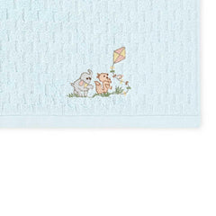 Ellie & Billy Flying Kite Embroidery Kids Face Towel Set of 4