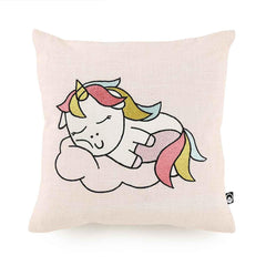Sleeping Baby Unicorn Kids Cushion Cover - Home4u