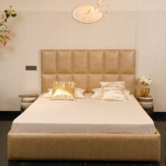 Trivana Beige Bedsheet Set