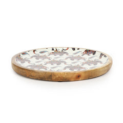 Ajantha Wooden Platter Circular