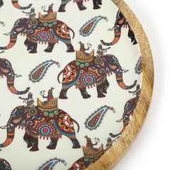 Ajantha Wooden Platter Circular
