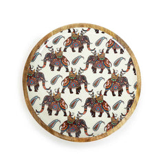 Ajantha Wooden Platter Circular
