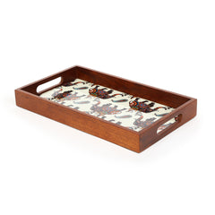 Ajantha Wooden Tray Rectangular