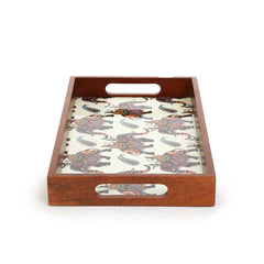 Ajantha Wooden Tray Rectangular