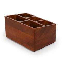 Mahogany Cutlery Holder