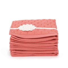Lilac Pink Face Towel Set of 4