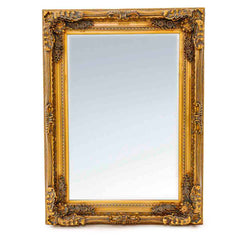 Elberta Vintage Mirror Brown