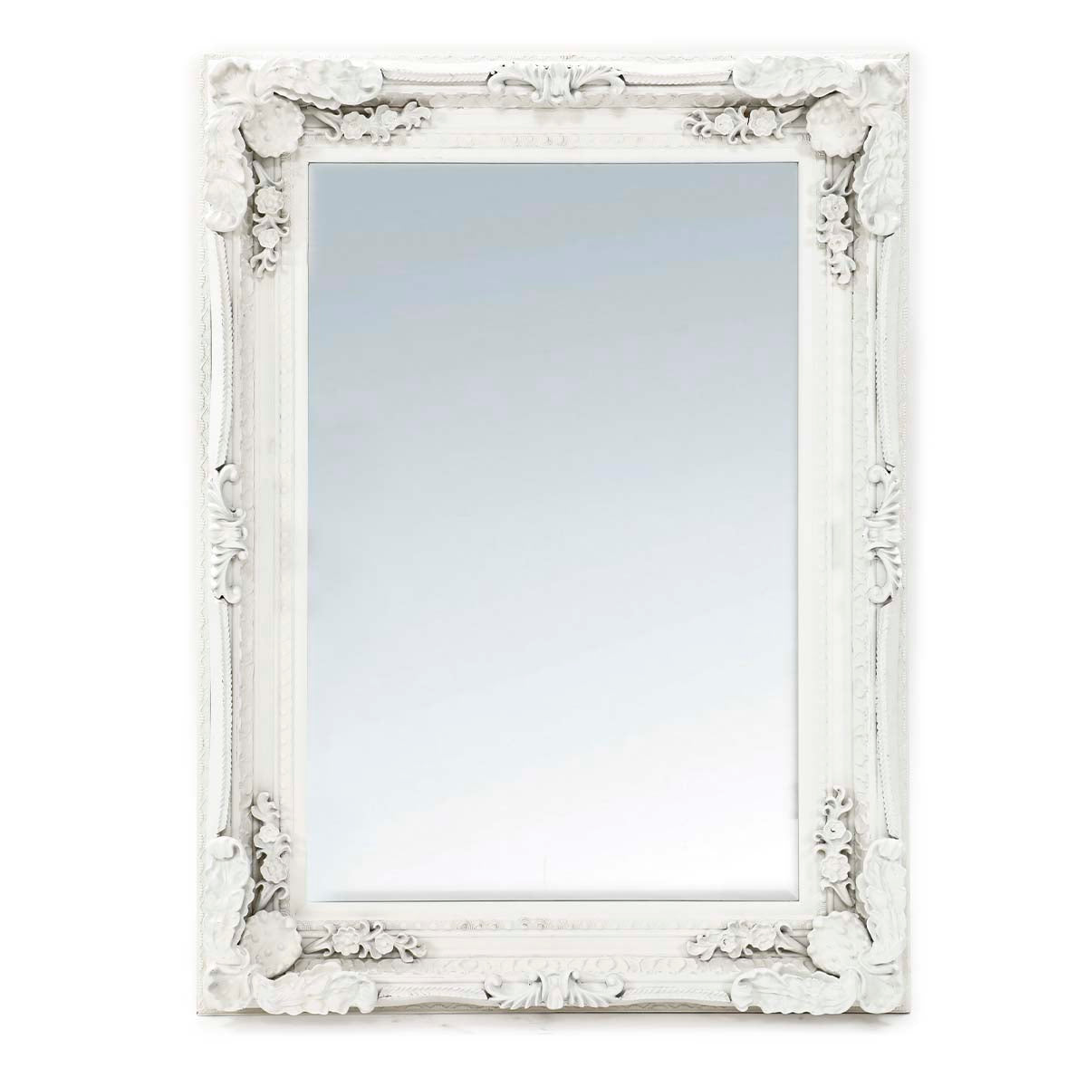 Elberta Vintage Mirror White