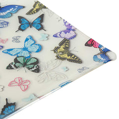 Platex Acrylic Tray Farfalla White Large