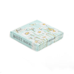 Ambiente Cocktail Napkin 25 x 25 CM Daisy Green Set of 20