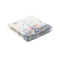 Ambiente Cocktail Napkin 25 x 25 CM Summer Breeze Cream Set of 20