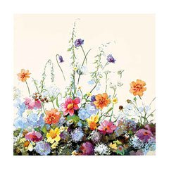 Ambiente Cocktail Napkin 25 x 25 CM Summer Breeze Cream Set of 20
