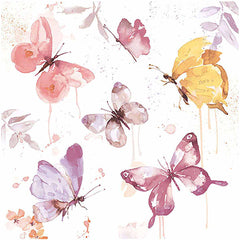 Ambiente Napkin 33 x 33 CM Butterfly Collection Rose Set of 20