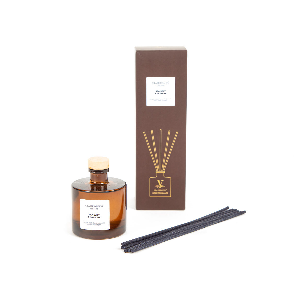 Vila Hermanos Apothecary Sea Salt Jasmine Reed Diffuser Home4u