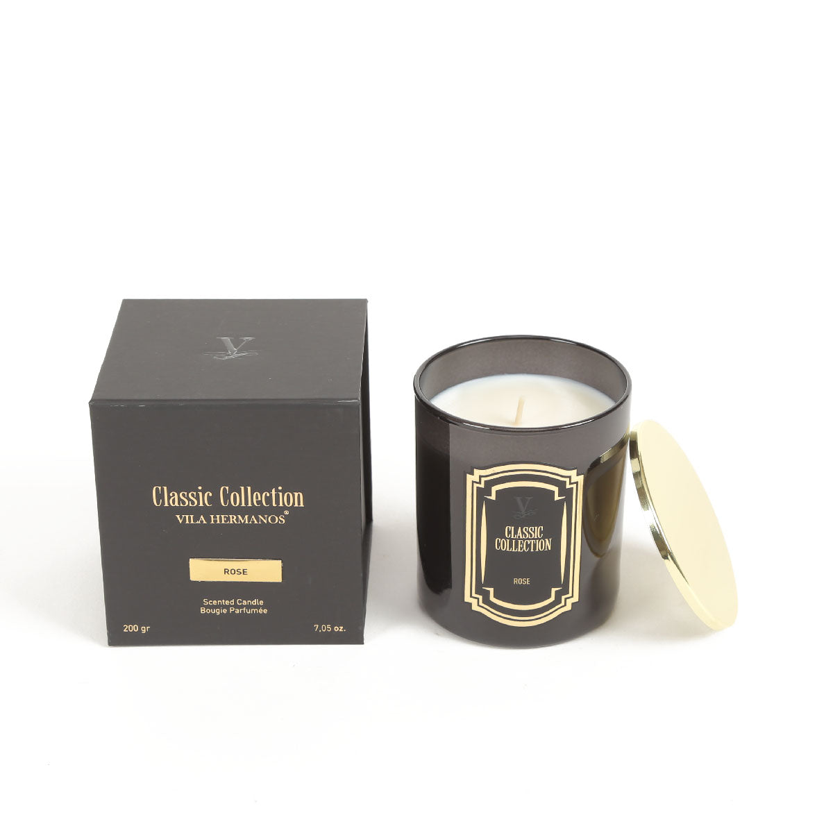 Vila Hermanos Classic Collection Rose Jar Candle