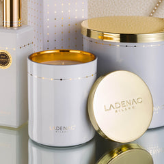 Ladenac Lui & Lei On Time White Jar Candle