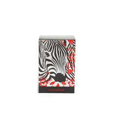 Ladenac Africa Zebra Camouflage Ceramic Egg Candle