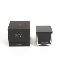 Ladenac Minimal Floral Hesperide Black Square Jar Candle Small