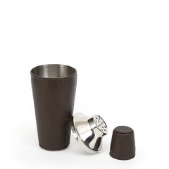 Cocktail Shaker With Brown Sheath