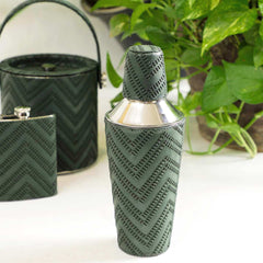 Cocktail  Shaker With Olive Sheath