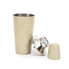 Cocktail Shaker With Ivory Sheath