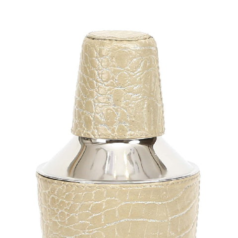 Cocktail Shaker With Ivory Sheath