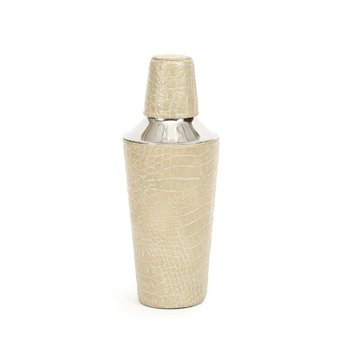 Cocktail Shaker With Ivory Sheath