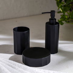 Elena Black Bath Set of 3