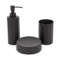 Elena Black Bath Set of 3