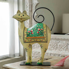 Jaipur Printed Decorative Cat Beige