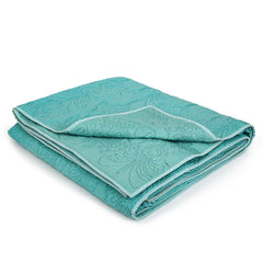 Firuzeh Kantha Quilt With Cushion Cover Set