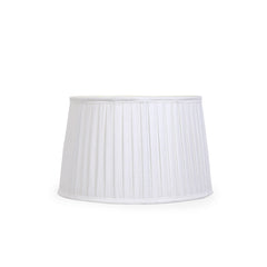 White Knife Pleated Shade Small